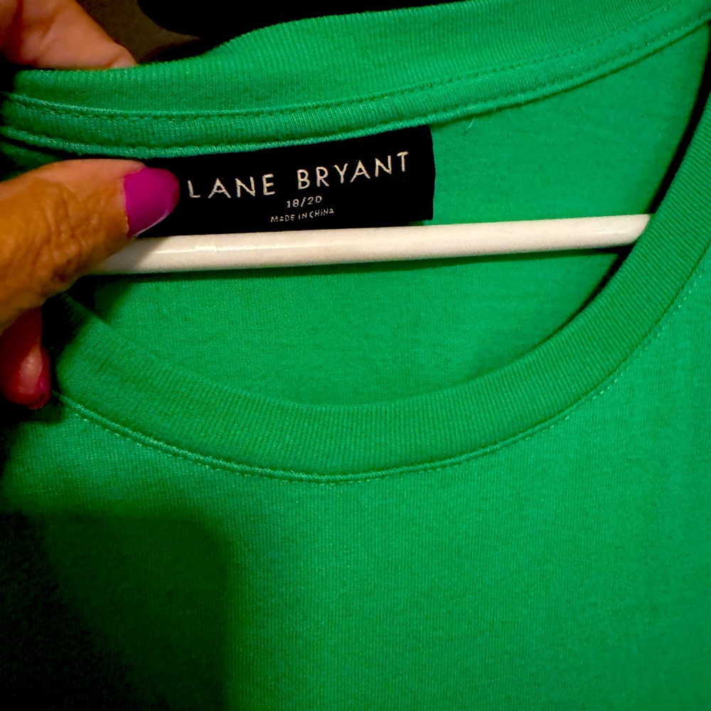 Lane Bryant Emerald Tee